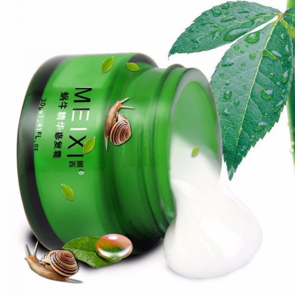 (Wrinkled box) Meixi Moisturizing Cream with Snail Filtrate and Collagen (0667)